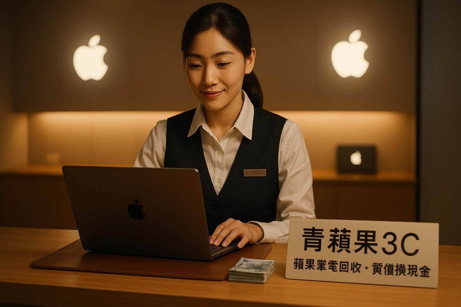 USED3C 蘋果筆電回收・質借換現金・現場估價實景